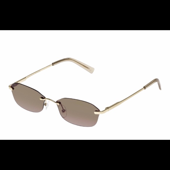 Le Specs Accessories - Le Specs Adolfo Antique Gold Metal Frame Sunnies